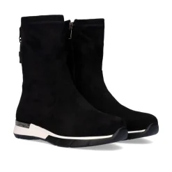 Mulher Exe Shoes Botinhas*Meia E 2317-H305 Em Preto