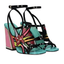 Mulher Exe Shoes Sandálias De Salto*Sandalia De Salto 23V Exe Dominic-539 Preto