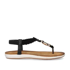 Mulher Exe Shoes Sandálias Planas*Sandalia Plana F8043-Ex15 Preto